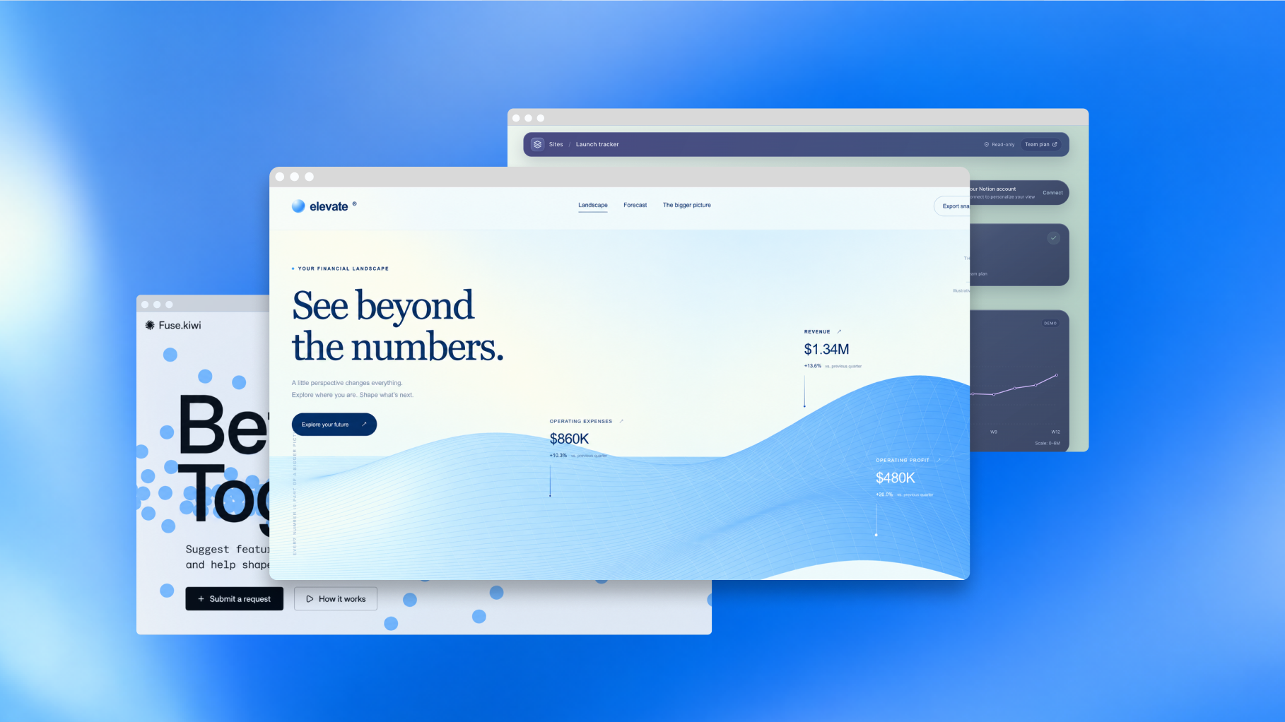 Official Share a page product illustration